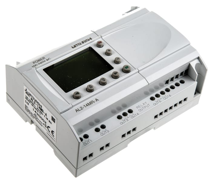 MITSUBISHI/FA AC Base Unit, 8 AC In/6 Relay Output (New)