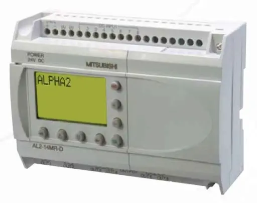 MITSUBISHI FA24 DC BASE UNIT, 8DC IN ANALOG/6 RELAY OUT (New)