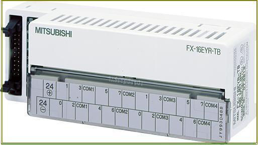 MITSUBISHI/FA FX2C/2NC TML BLK, 16 SCE TRN OUT (New)