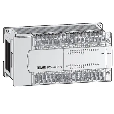 MITSUBISHI/FA AC BASE UNIT, 24AC IN/24 RLY OUT (New)