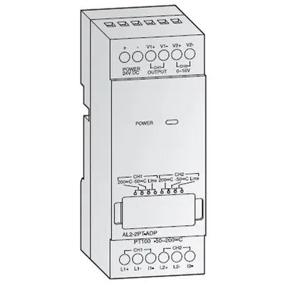 [AL2-2PT-ADP] MITSUBISHI/FA 2 CHANNEL PT INPUT FOR ALPHA2 CONTROLLER (New)