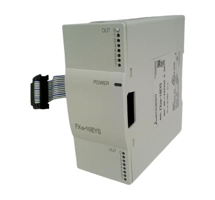 [FX2N-16EYS] MITSUBISHI/FA EXT BLOCK, 16 TRIAC OUT (New)